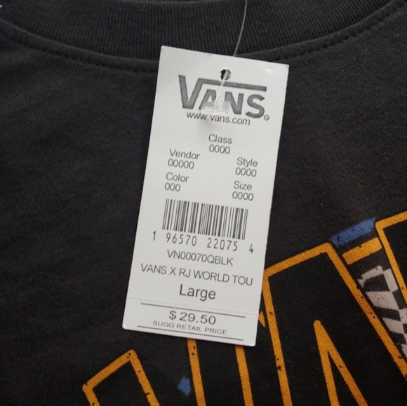 VANS NEW Ron Jon World Tour Cropped T-Shirt - Picture 6 of 6
